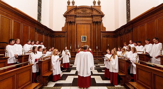 The Choir of St Catharine's College, Cambridge