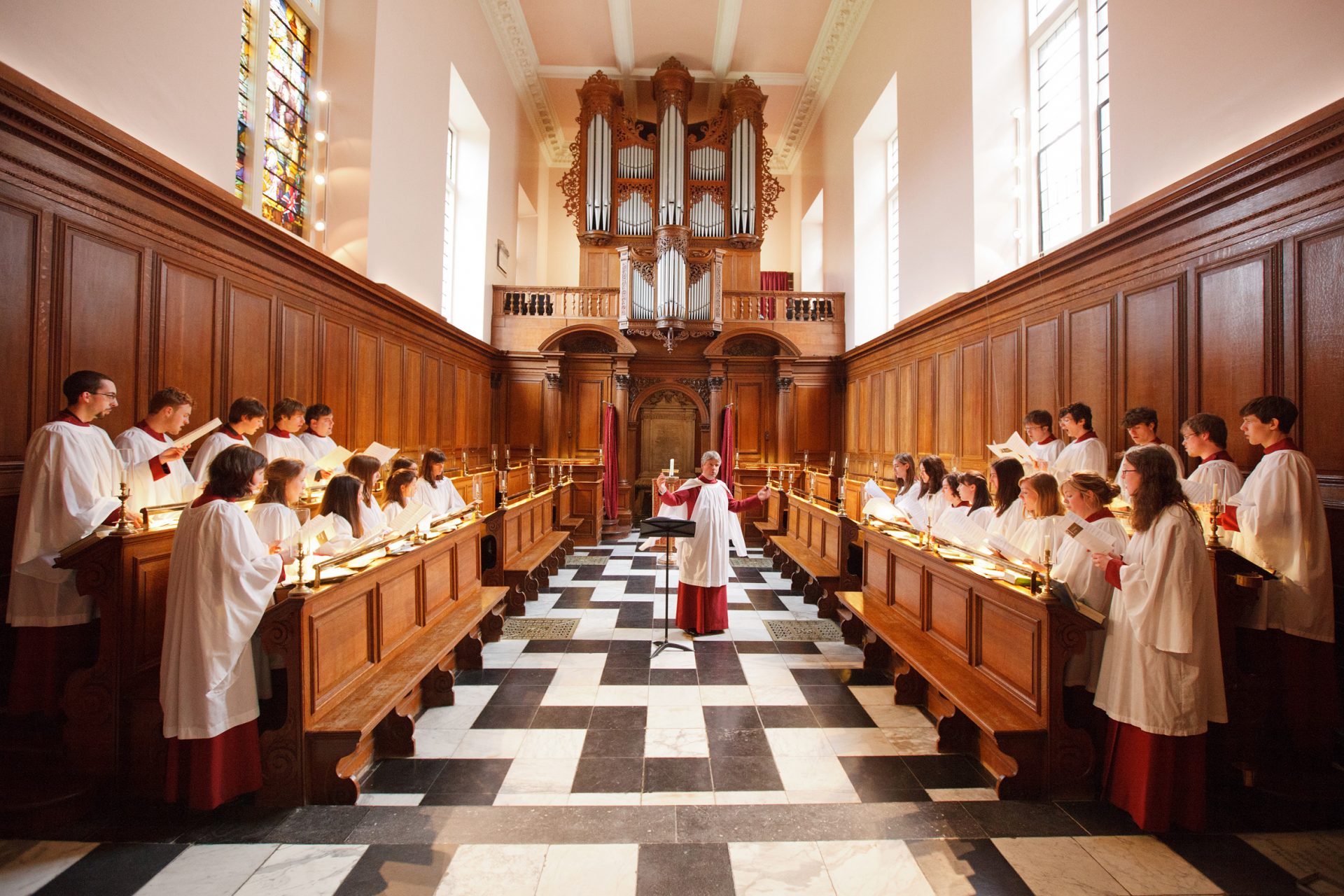The Choir of St Catharine's College, Cambridge