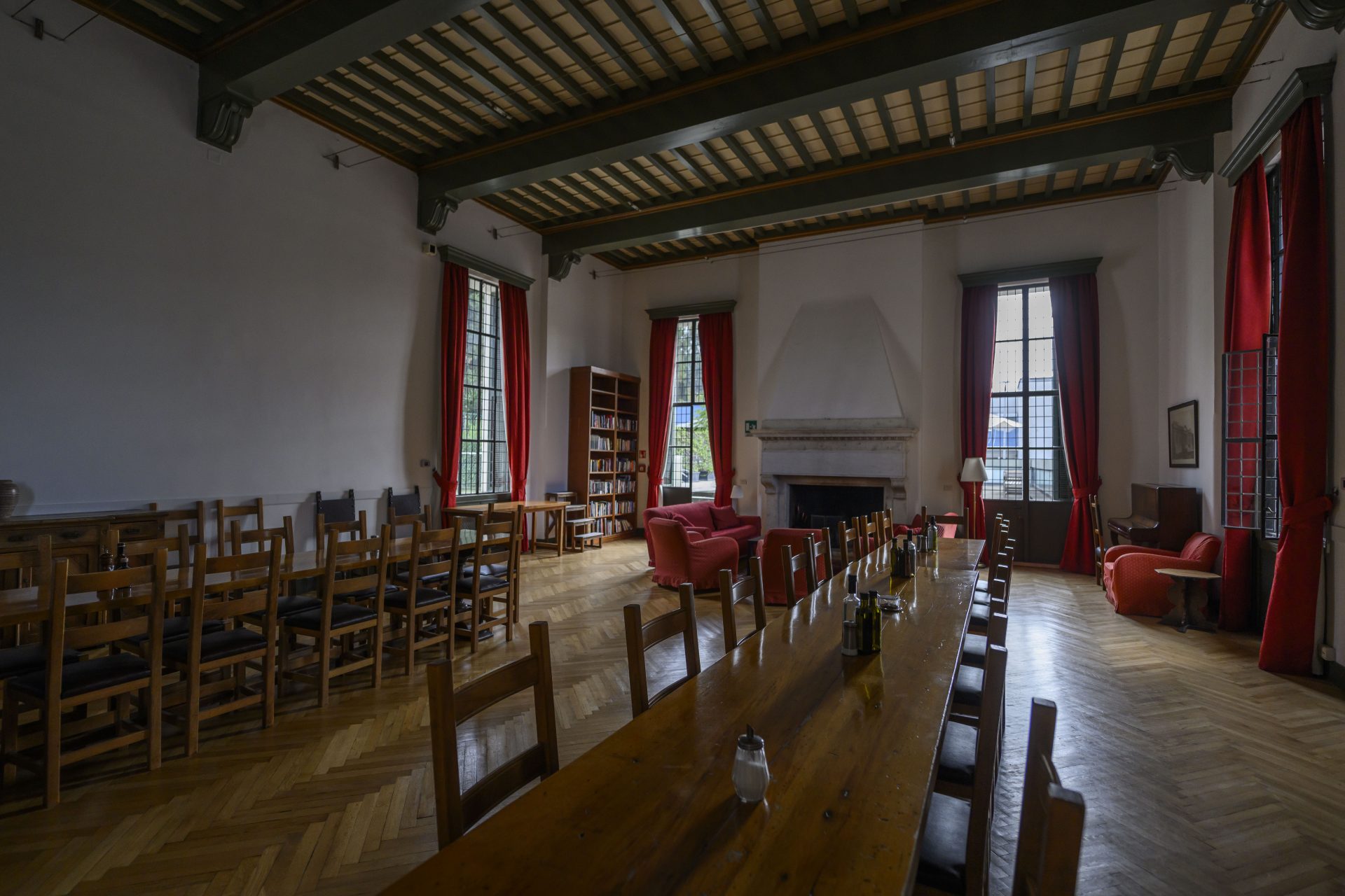Dinner Room at the British School at Rome, October 2023. Photo by Antonio Masiello.