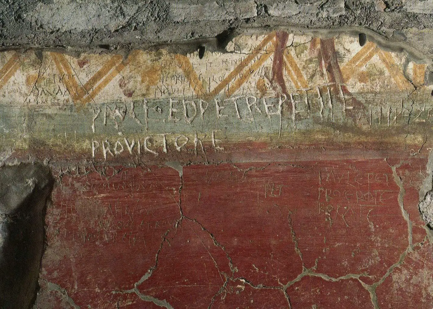 Graffiti from the memoria apostolorum under San Sebastiano on the via Appia. In the public domain: https://blogcamminarenellastoria.files.wordpress.com/2016/03/invocazione-ai-santi-pietro-e-paolo.jpg