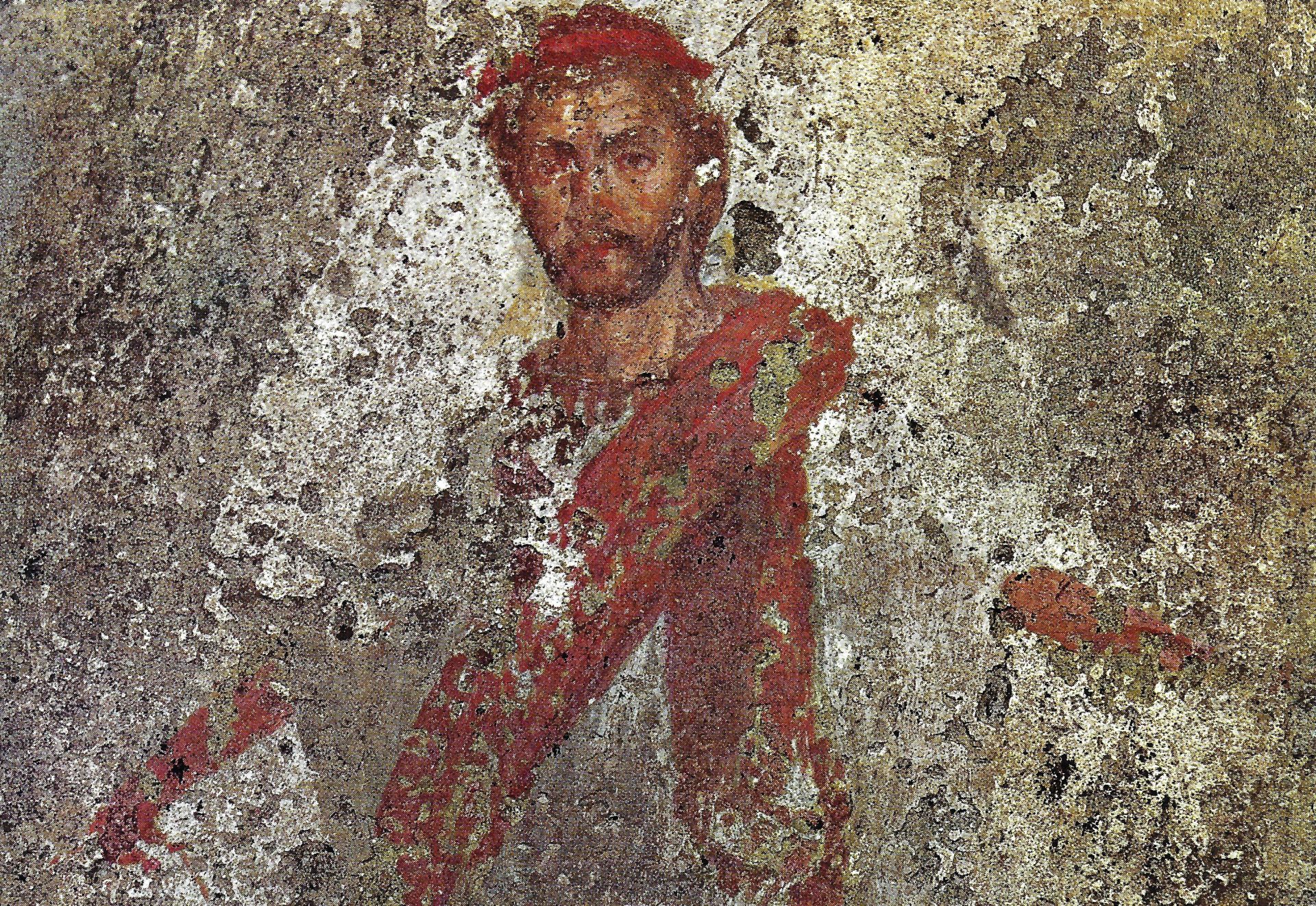 Fresco from the Roman buildings beneath S. Clemente