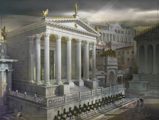 Temple of Divus Iulius : Gil Gorski and James Packer