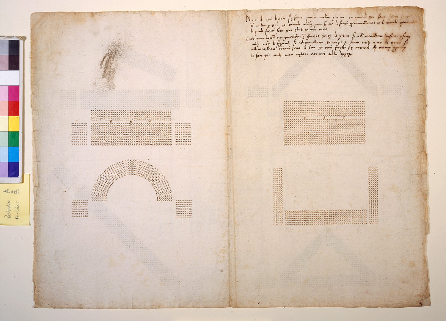 Andrea Palladio, The Battle of Bibracte (I commentari di Giulio Cesare, Venezia 1575)