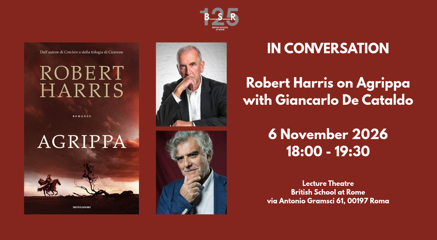 Robert Harris on Agrippa at British School at Rome